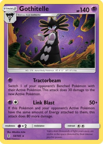 SM02-GRI-054/145R Gothitelle (Reverse Holo)