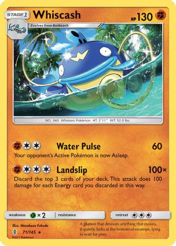 SM02-GRI-071/145R Whiscash (Reverse Holo)