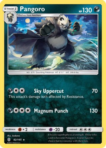 SM02-GRI-082/145R Pangoro (Reverse Holo)