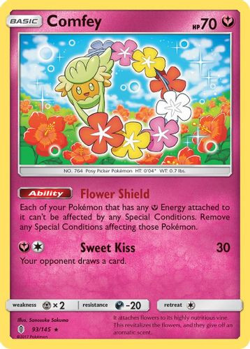 SM02-GRI-093/145HR Comfey (Reverse Holo)