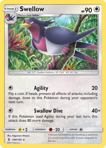 SM02-GRI-104/145R Swellow (Reverse Holo)