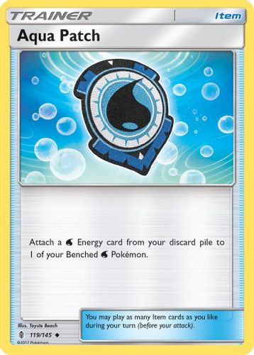 SM02-GRI-119/145UC Aqua Patch (Reverse Holo)