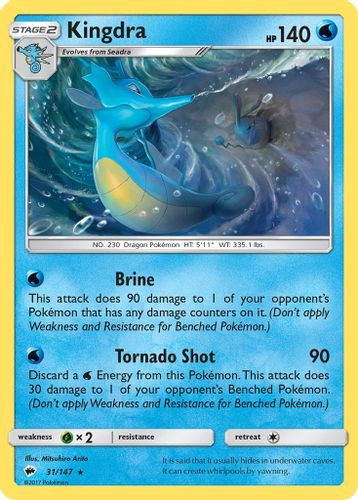 SM03-BUS-031/147HR Kingdra (Holo)