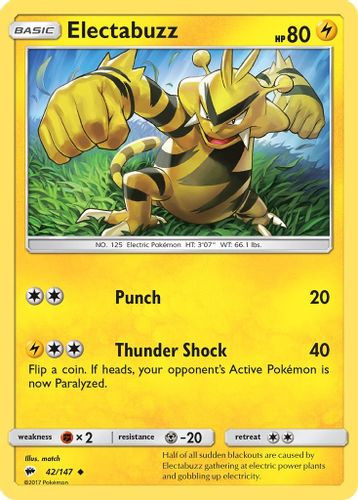 SM03-BUS-042/147UC Electabuzz