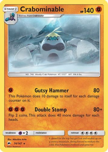 SM03-BUS-074/147R Crabominable