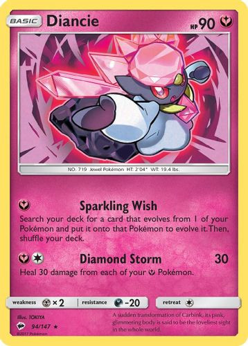 SM03-BUS-094/147HR Diancie (Holo)
