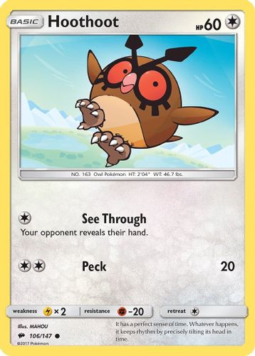 SM03-BUS-106/147C Hoothoot