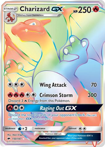 SM03-BUS-150/147SEC Charizard GX (Holo)