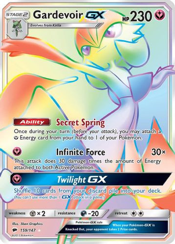SM03-BUS-159/147SEC Gardevoir GX (Holo)