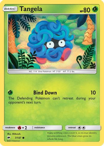 SM03-BUS-007/147C Tangela (Reverse Holo)