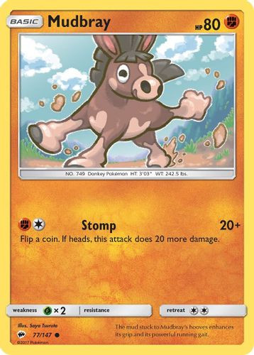 SM03-BUS-077/147C Mudbray (Reverse Holo)