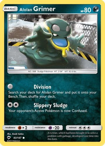 SM03-BUS-083/147C Alolan Grimer (Reverse Holo)