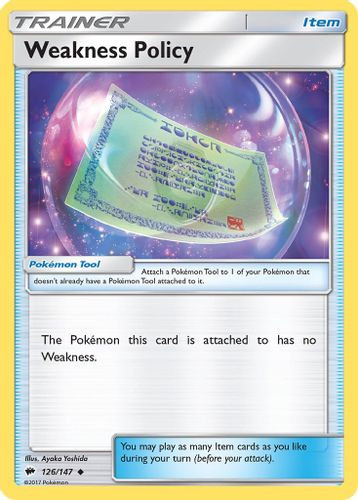 SM03-BUS-126/147UC Weakness Policy (Reverse Holo)
