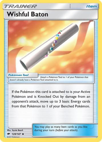 SM03-BUS-128/147UC Wishful Baton (Reverse Holo)