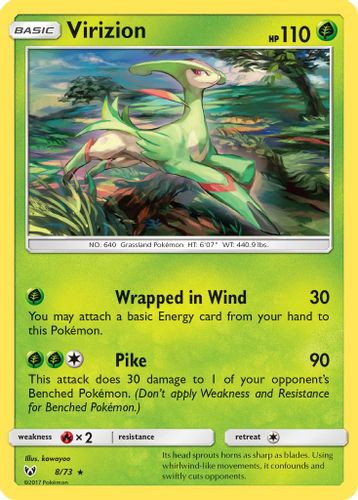 SM03A-SLG-008/73HR Virizion (Holo)