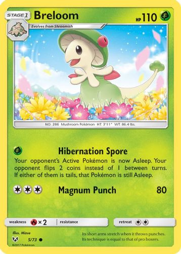 SM03A-SLG-005/73C Breloom (Reverse Holo)