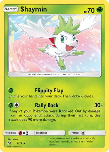 SM03A-SLG-007/73HR Shaymin (Reverse Holo)