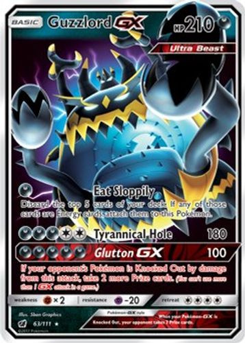 SM04-CIN-063/111UR Guzzlord GX (Holo)