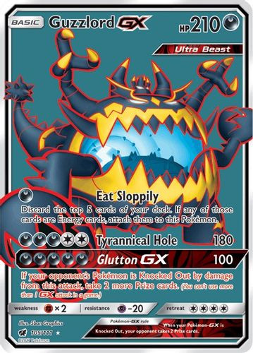 SM04-CIN-105/111UR Guzzlord GX (Full Art) (Holo)