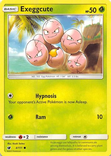 SM04-CIN-004/111C Exeggcute (Reverse Holo)