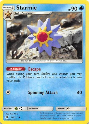 SM04-CIN-016/111R Starmie (Reverse Holo)