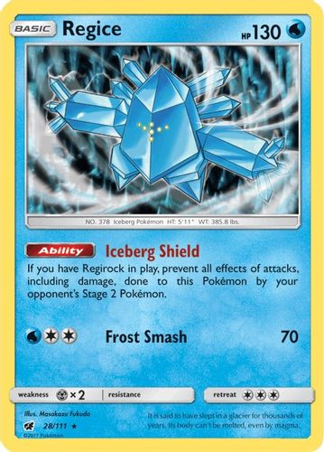 SM04-CIN-028/111HR Regice (Reverse Holo)