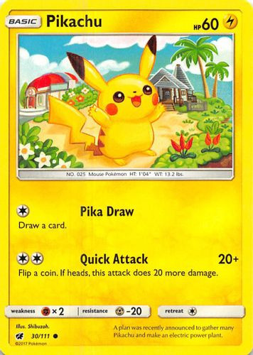 SM04-CIN-030/111C Pikachu (Reverse Holo)