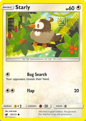SM04-CIN-081/111C Starly (Reverse Holo)