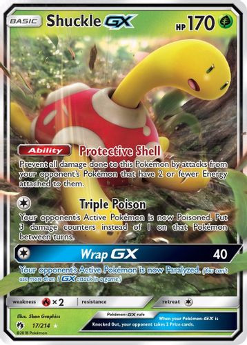 SM08-LOT-017/214UR Shuckle GX (Holo)