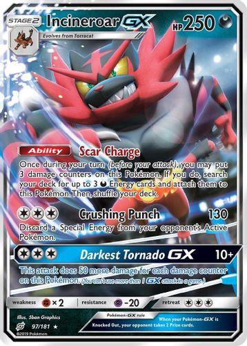 SM09-TEU-097/181UR Incineroar GX (Holo)
