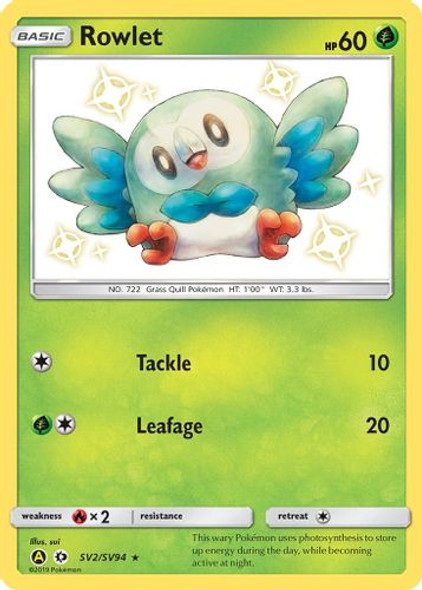 SM11B-SV02/94SV Rowlet (Holo)