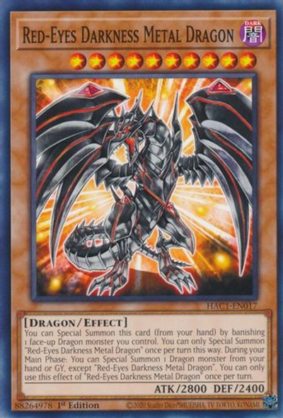 HAC1-EN017 Red-Eyes Darkness Metal Dragon (Common) <1st>