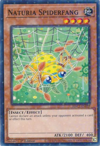 HAC1-EN098 Naturia Spiderfang (Duel Terminal Technology Common) <1st>