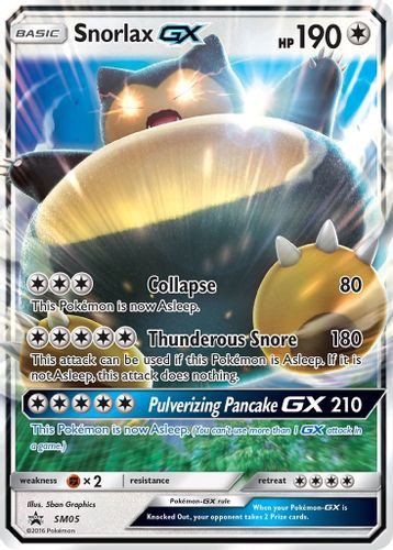 [SMP-005] Snorlax GX (Holo)