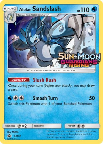 [SMP-018] Alolan Sandslash [Prerelease] (Holo)