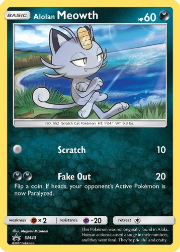 [SMP-043] Alolan Meowth (Holo)