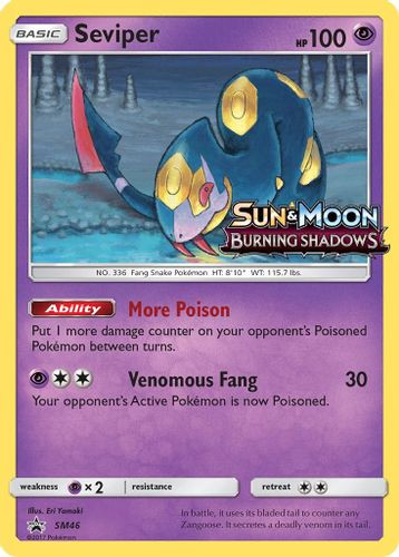 [SMP-046] Seviper [Prerelease] (Holo)