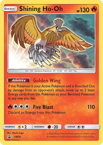 [SMP-070] Shining Ho-Oh (Holo)