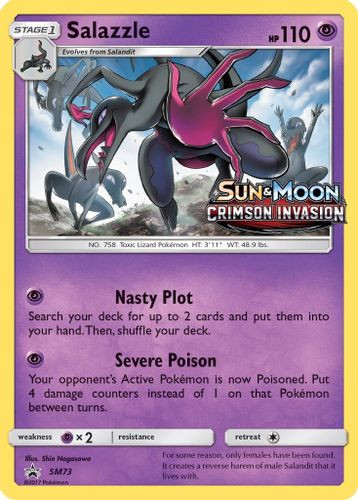 [SMP-073] Salazzle [Prerelease] (Holo)