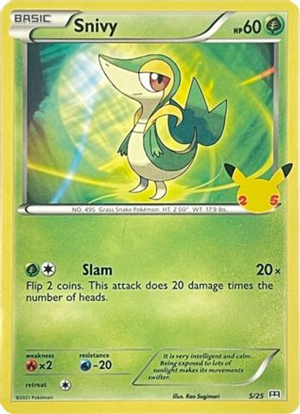 MC25TH-05/25P Snivy (Holo)