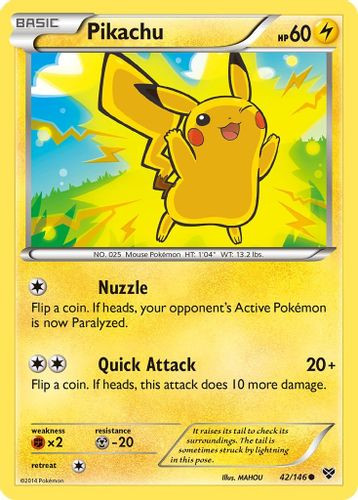 XY01-XY-042/146C Pikachu