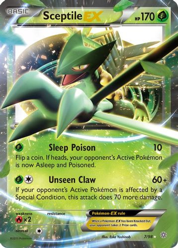 XY07-AOR-007/98UR Sceptile EX (Holo)