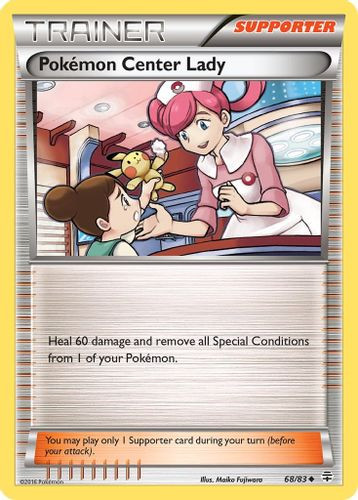 XY09A-GEN-068/83UC Pokemon Center Lady