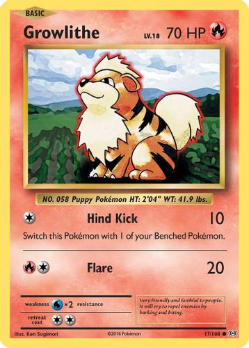 XY12-EVO-017/108C Growlithe
