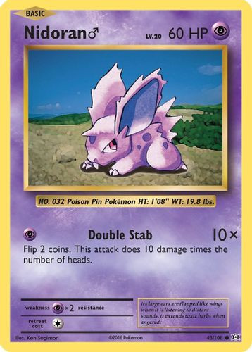 XY12-EVO-043/108C Nidoran M