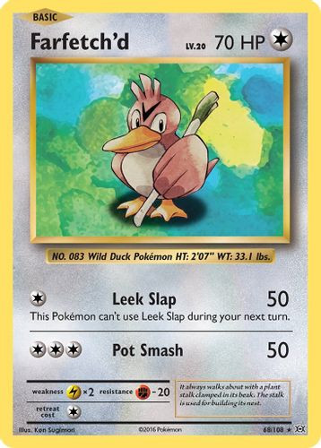 XY12-EVO-068/108R Farfetch'd