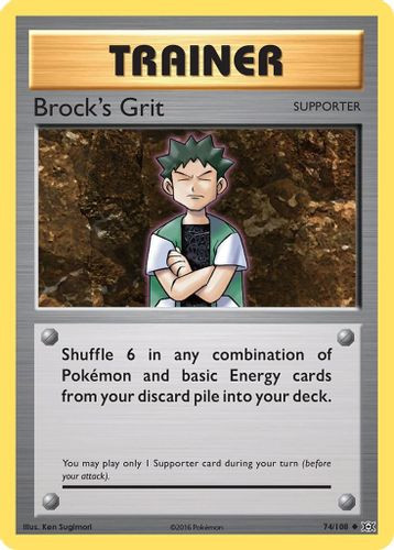 XY12-EVO-074/108UC Brock's Grit