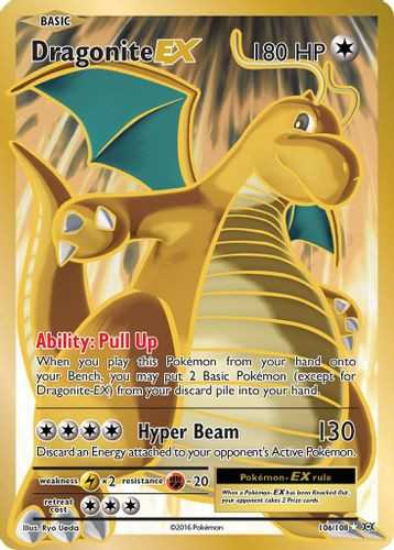 XY12-EVO-106/108UR Dragonite EX (Full Art) (Holo)