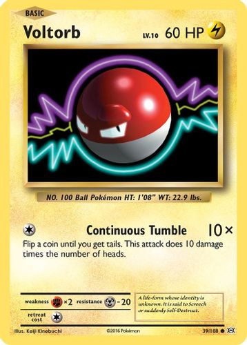 XY12-EVO-039/108C Voltorb (Reverse Holo)