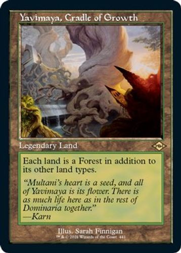 MH2-441R Yavimaya, Cradle of Growth (Retro)